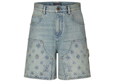 louis vuitton jean shorts mens